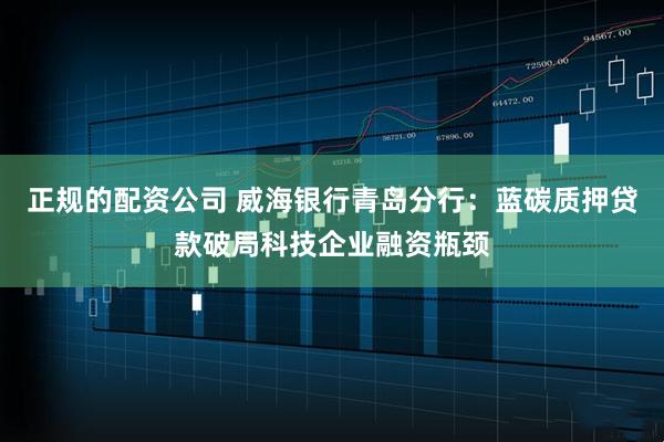 正规的配资公司 威海银行青岛分行：蓝碳质押贷款破局科技企业融资瓶颈